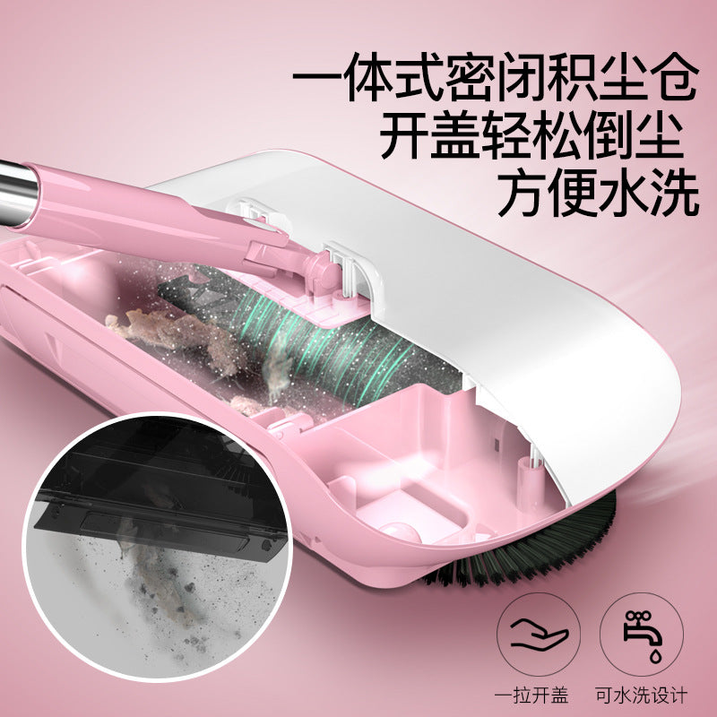 Wanben Factory Hand Push Sweeping Machine Household Broom Dustpan Suit Household Cleaning All-in-one Machine Lazy