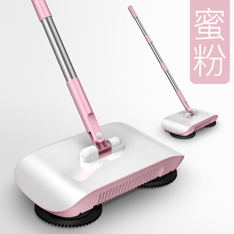 Wanben Factory Hand Push Sweeping Machine Household Broom Dustpan Suit Household Cleaning All-in-one Machine Lazy