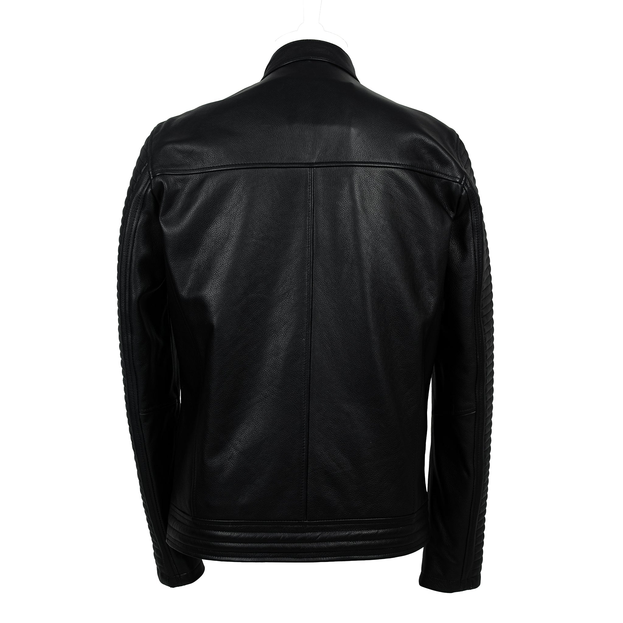 Roadster Quilted Leather Biker Jacket-1