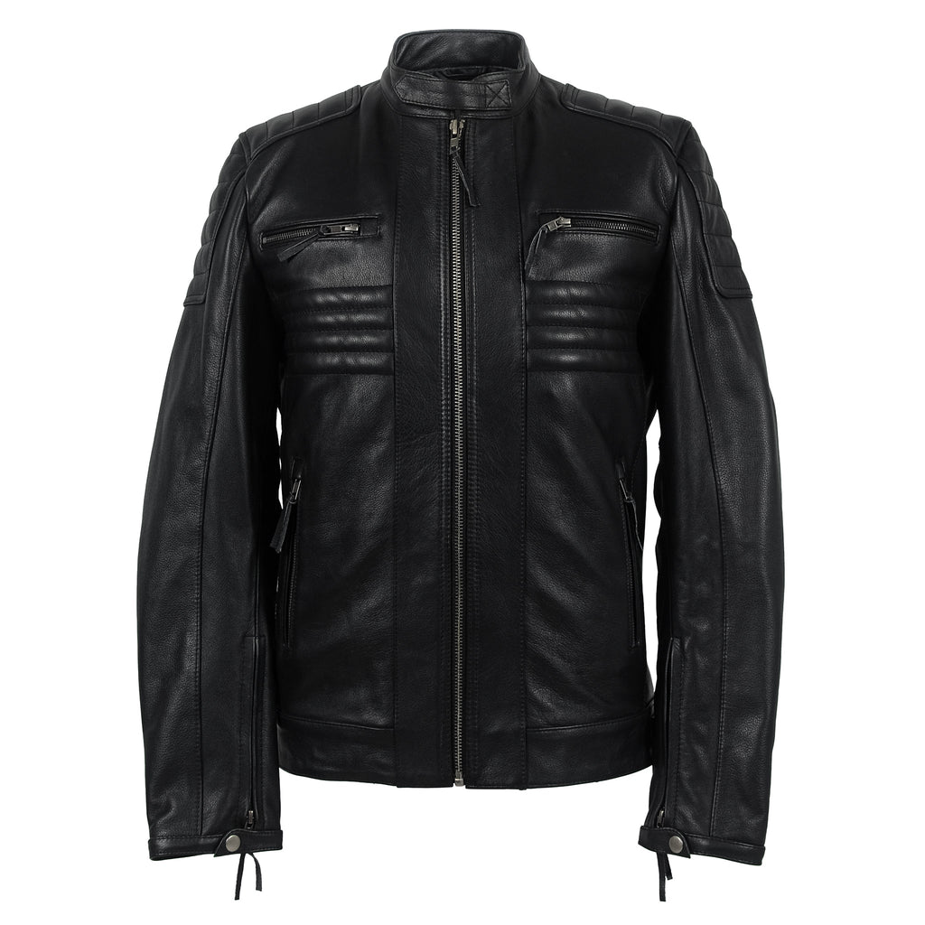 Blackstone Quilted Biker Jacket-0