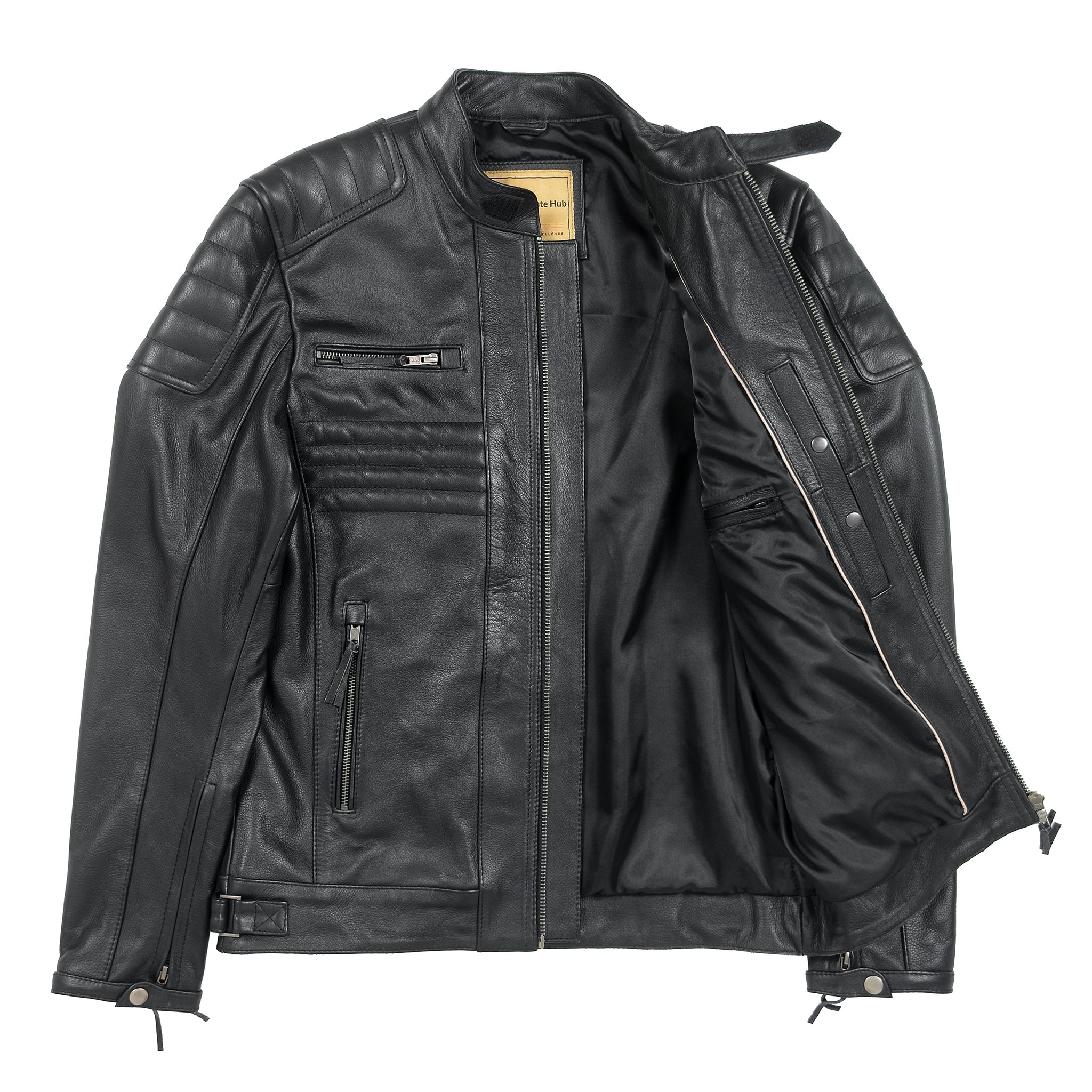 Blackstone Quilted Biker Jacket-2