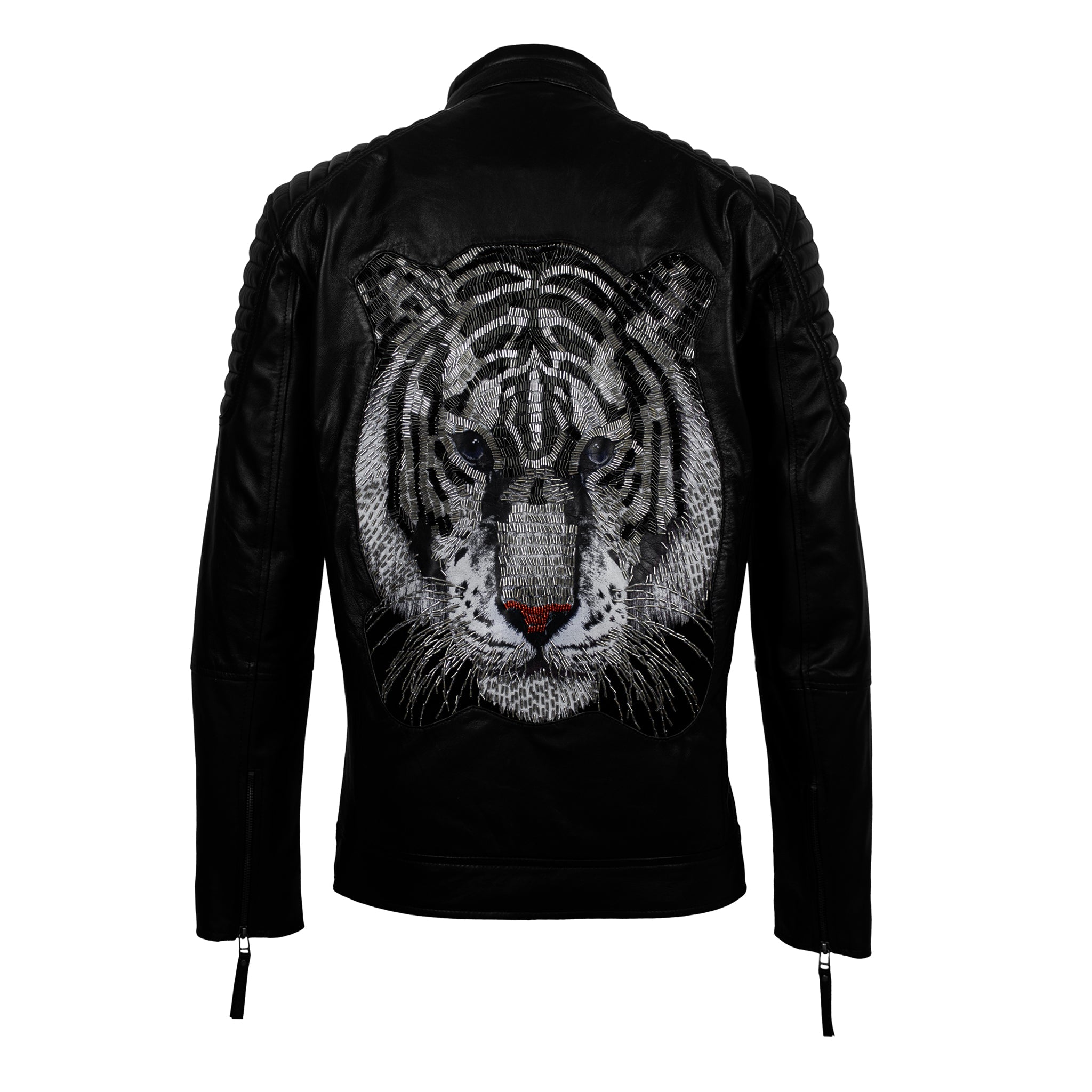 Panthera Luxe Pearl Leather Jacket-2