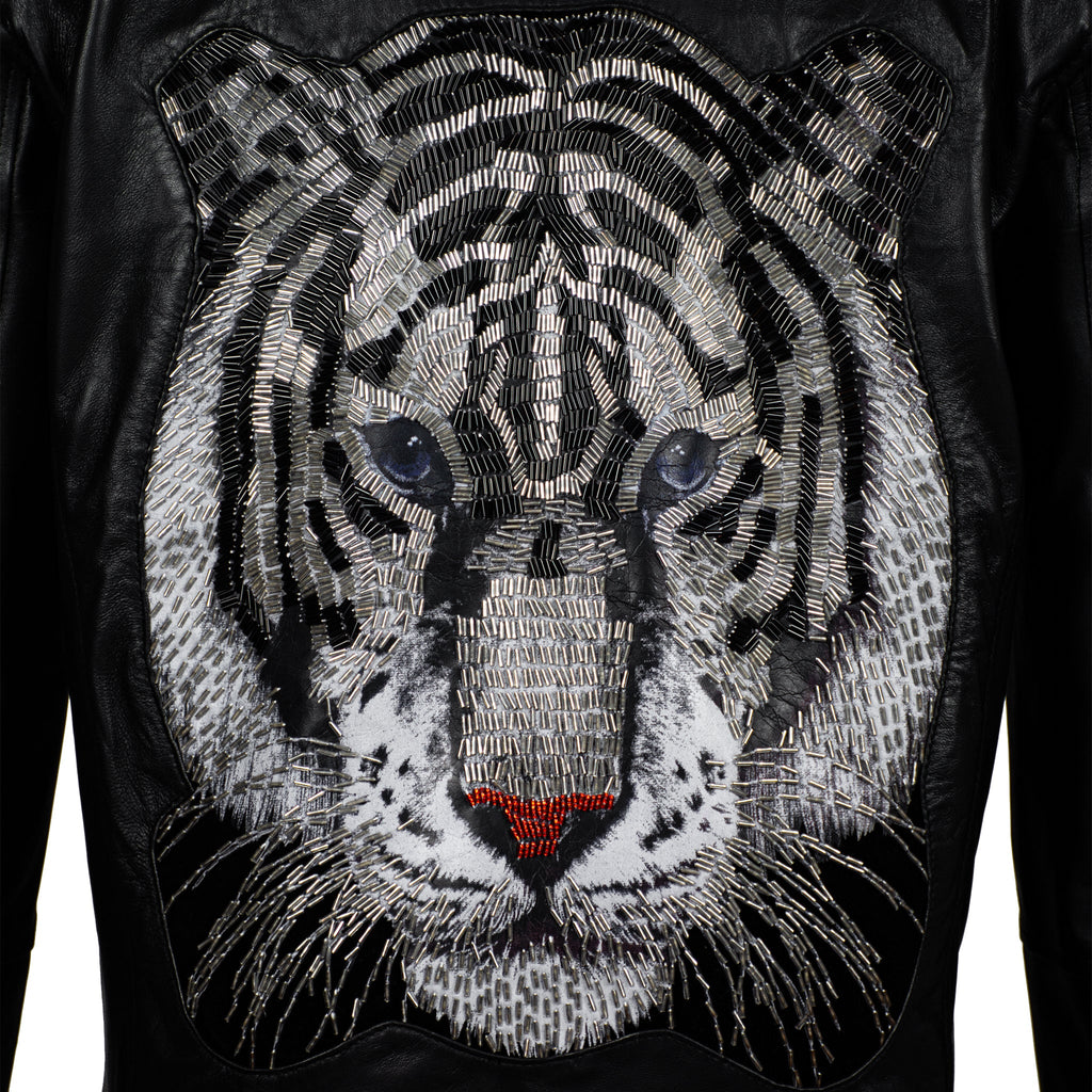 Panthera Luxe Pearl Leather Jacket-1