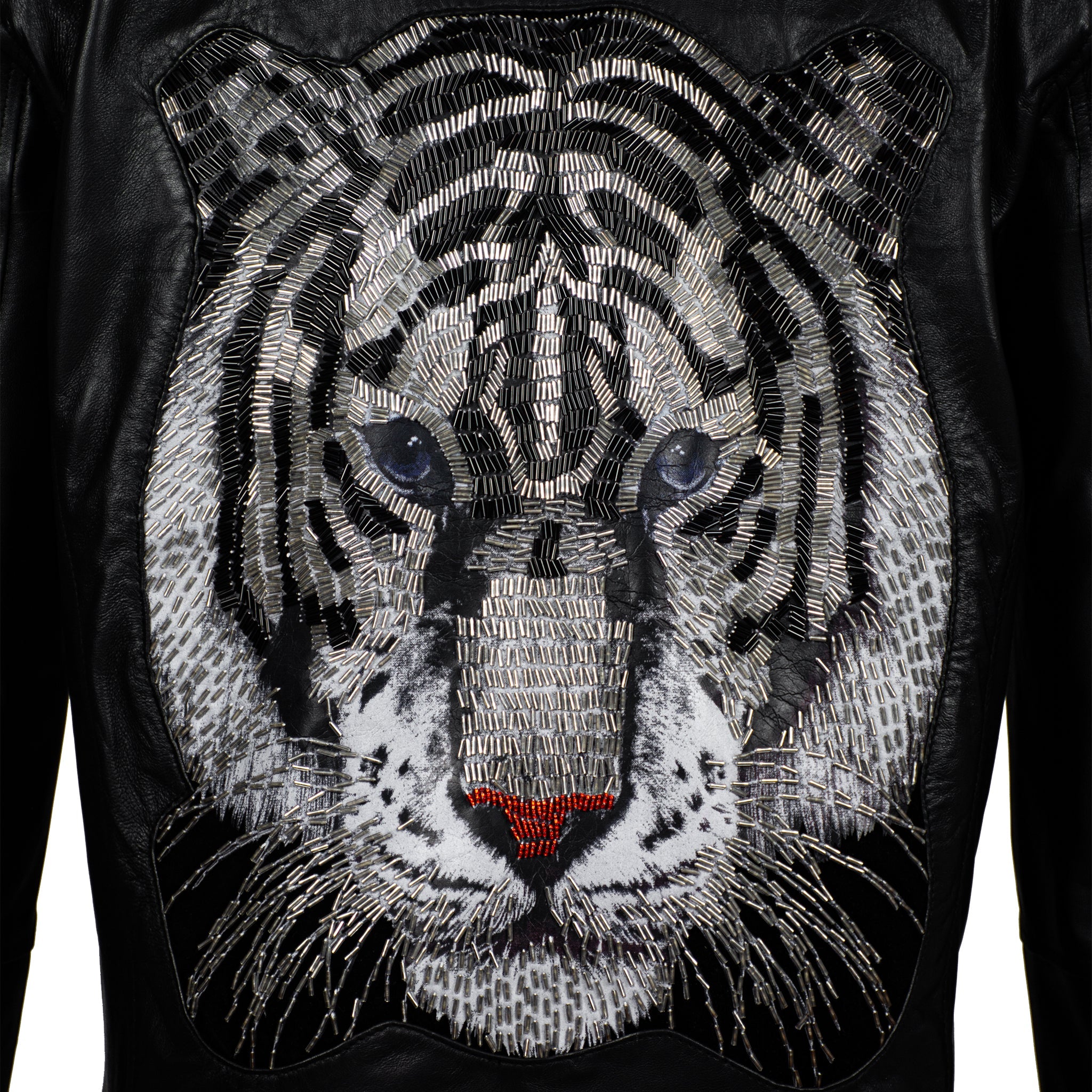 Panthera Luxe Pearl Leather Jacket-1