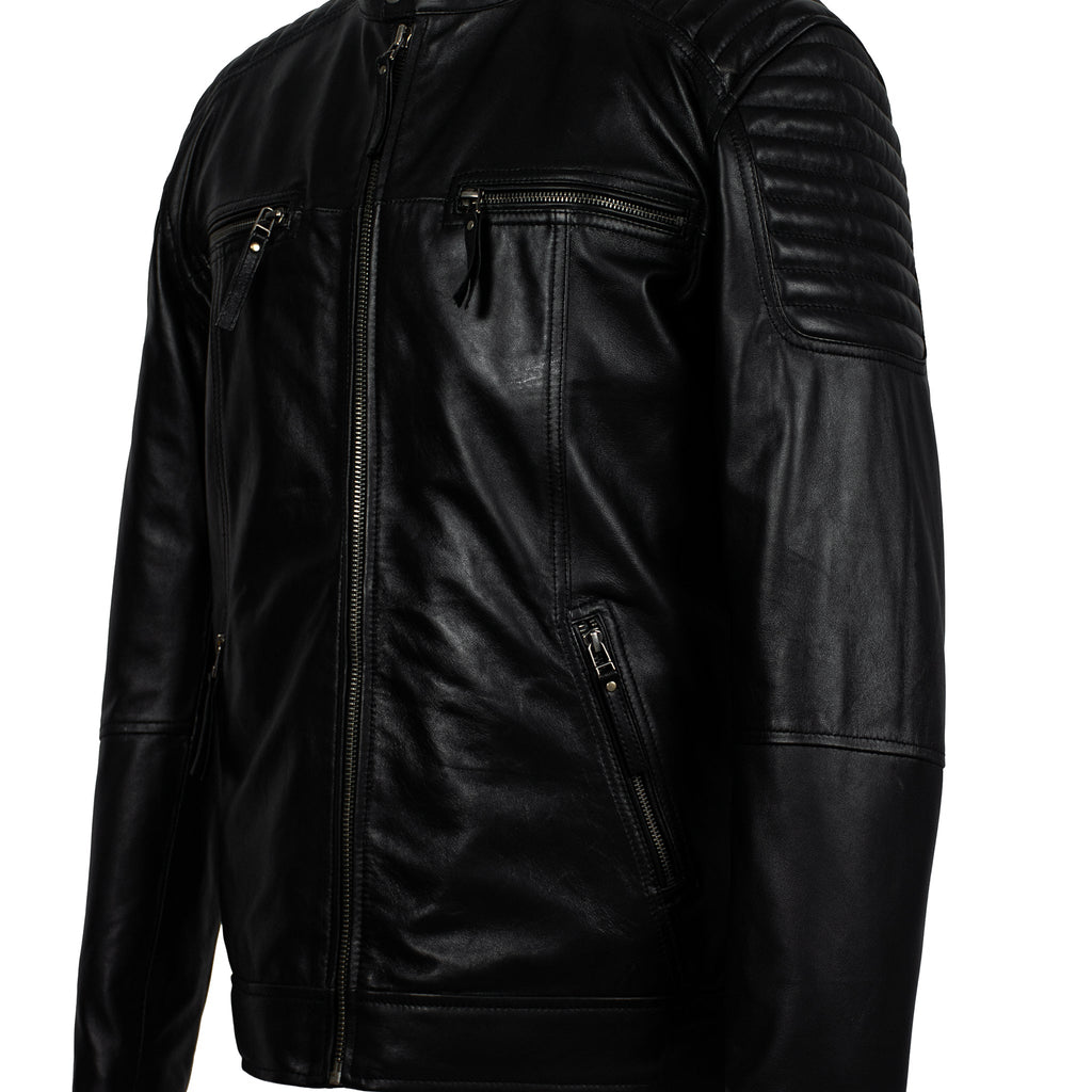 Panthera Luxe Pearl Leather Jacket-3