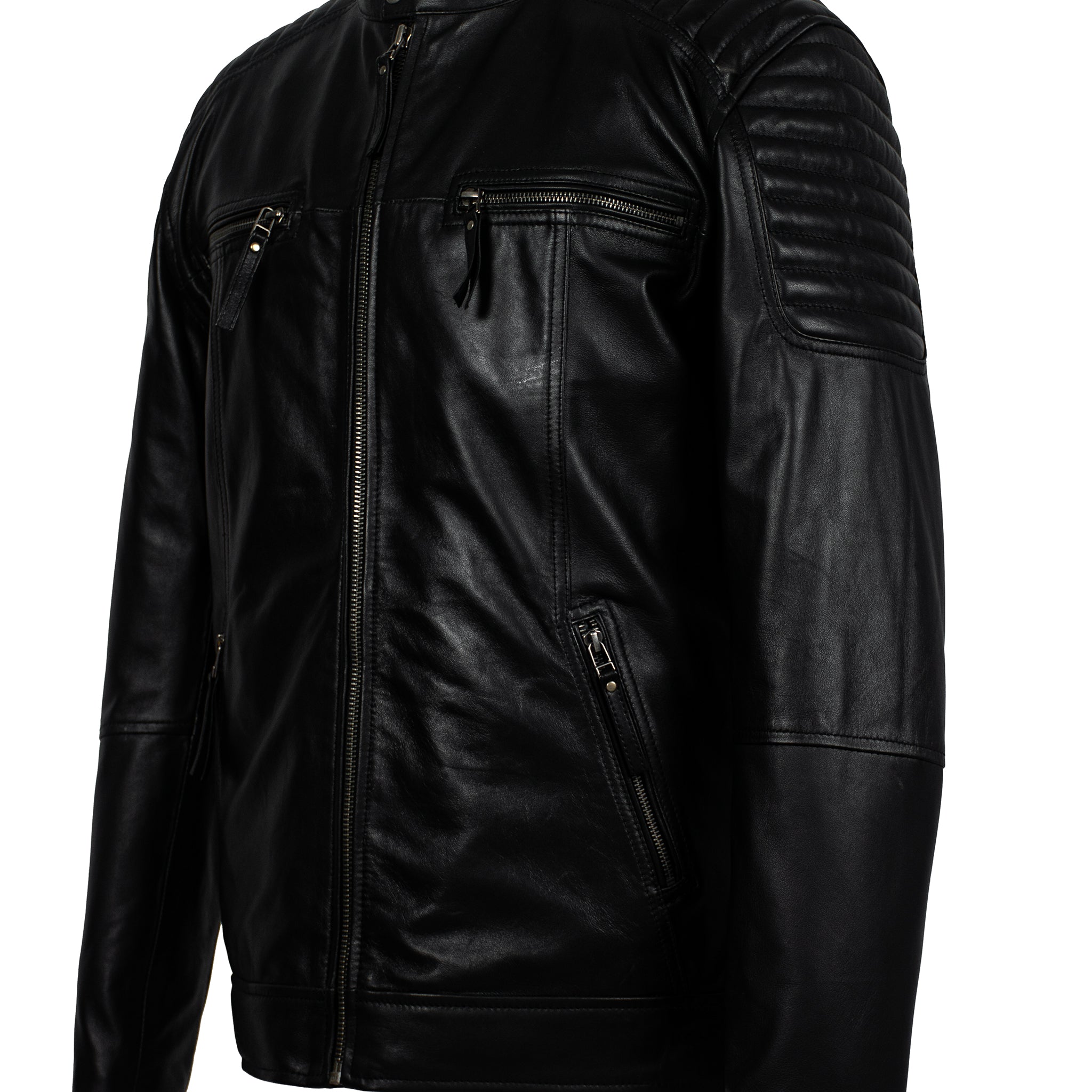 Panthera Luxe Pearl Leather Jacket-3