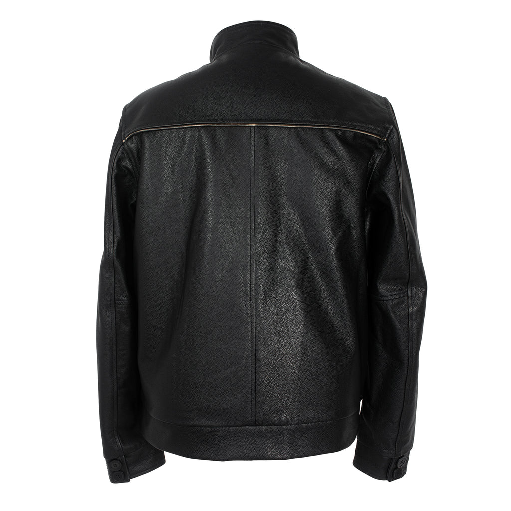 Classic Cowhide Leather Jacket – Air Force Edition