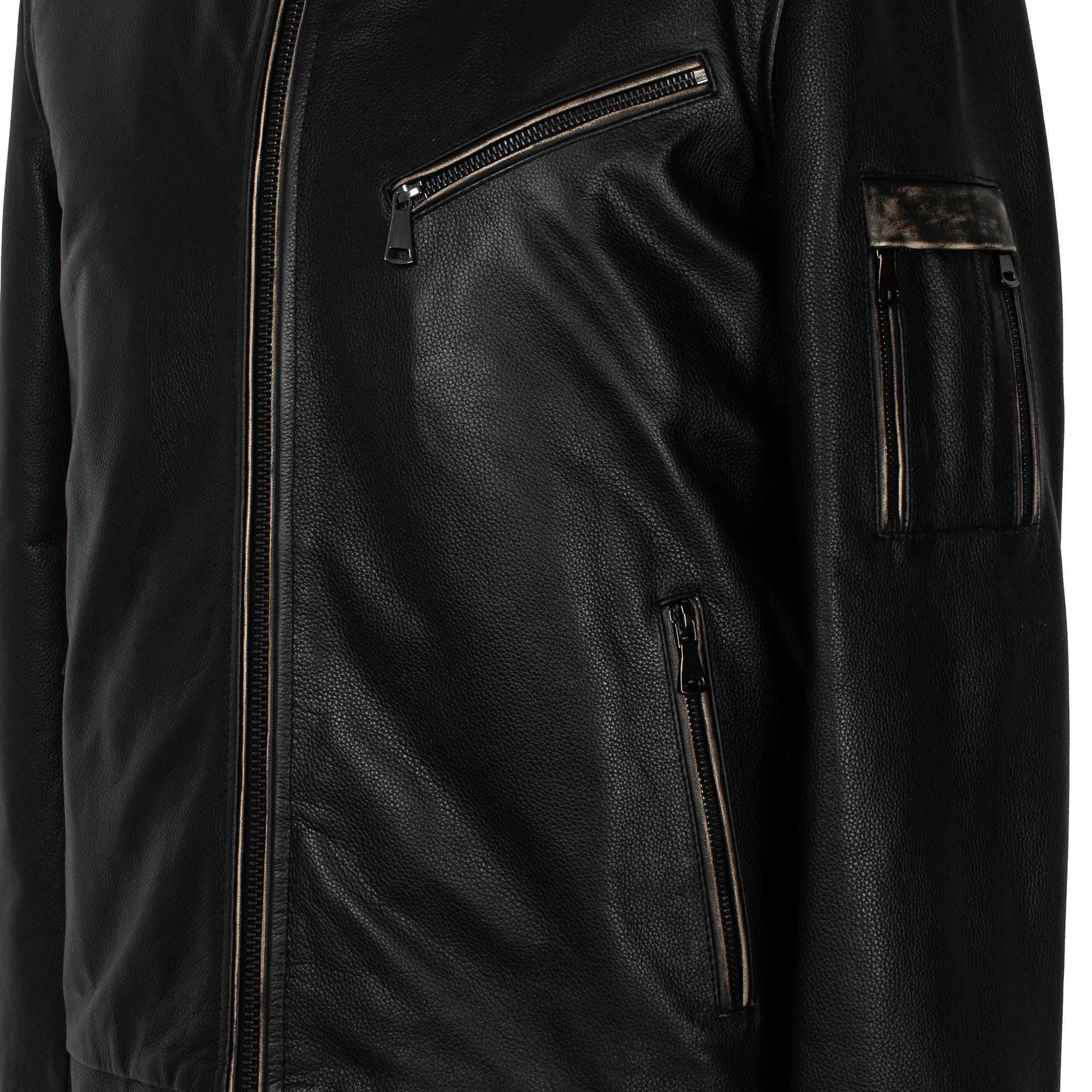 Classic Cowhide Leather Jacket – Air Force Edition