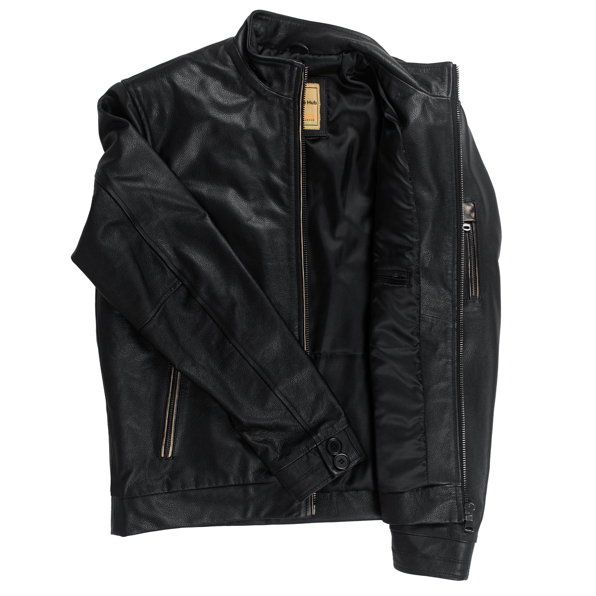 Classic Cowhide Leather Jacket – Air Force Edition