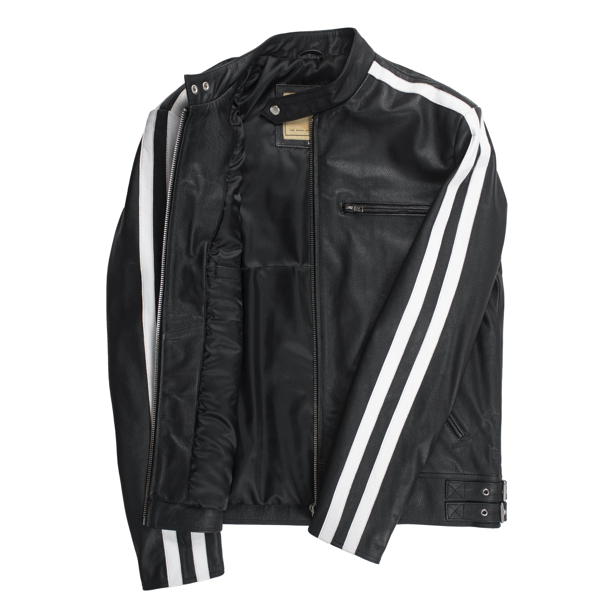 Streetline Racer Leather Jacket-3