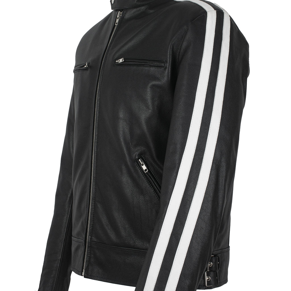 Streetline Racer Leather Jacket-4