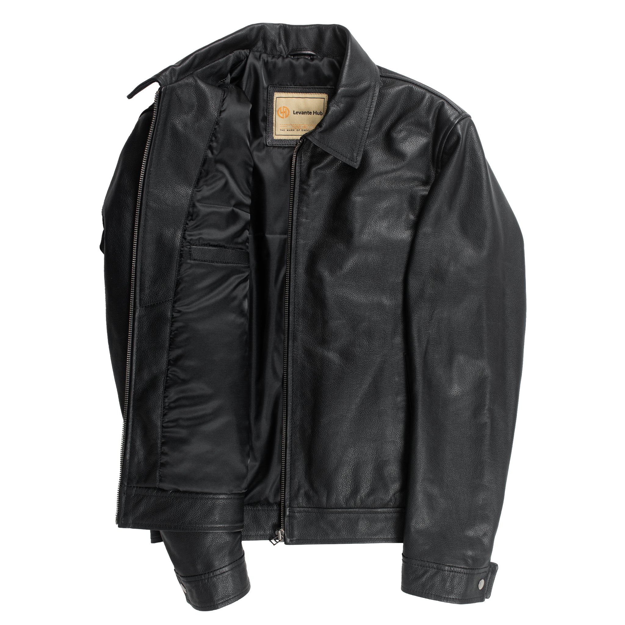 Classic Zip-Up Bomber Jacket-3