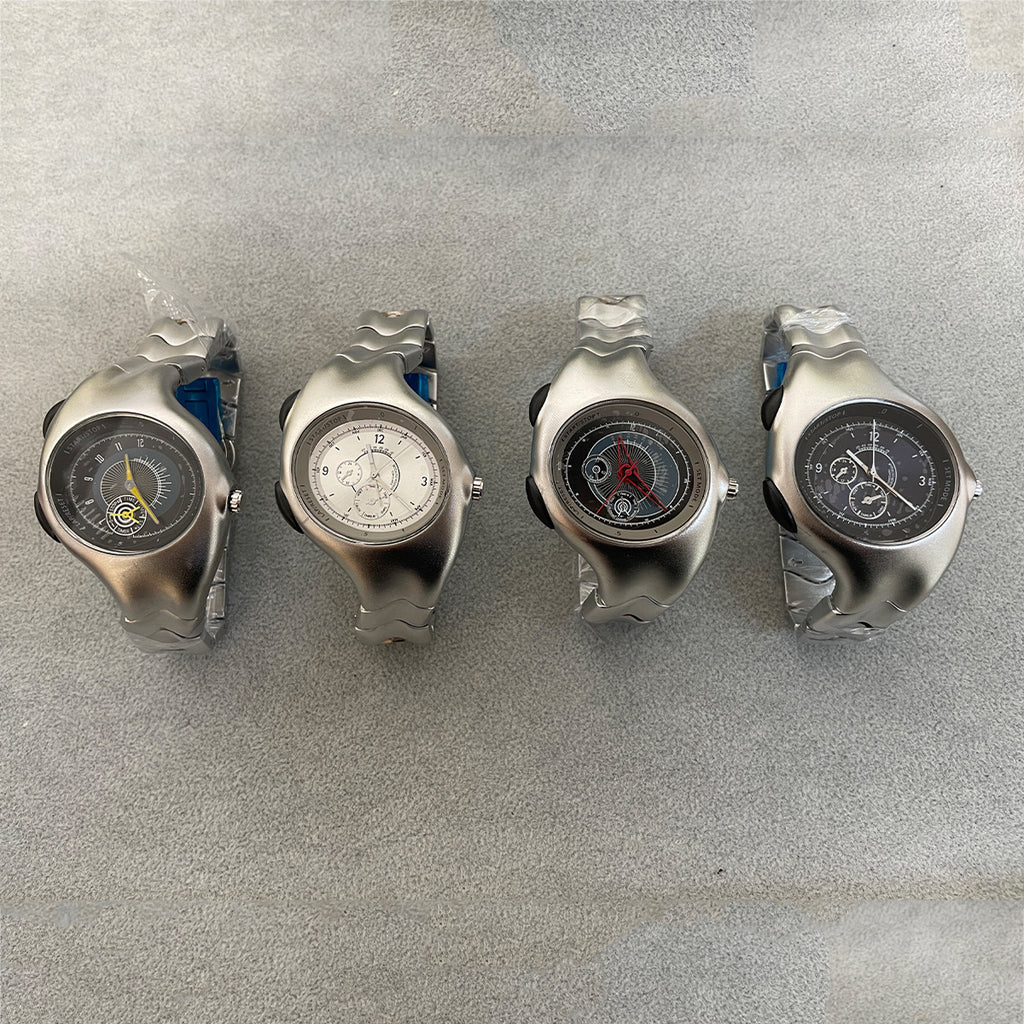 Middle-aged Y2k Original Non-mechanical Watch Twisted Retro Fashion High-end Ins Niche Quartz Watch