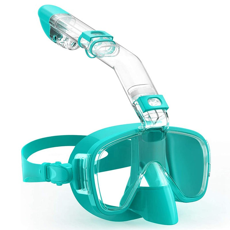 Waterproof Anti-fog Diving Mask Small Snorkeling Mask Adult Children Full Dry Diving Mask Snorkeling