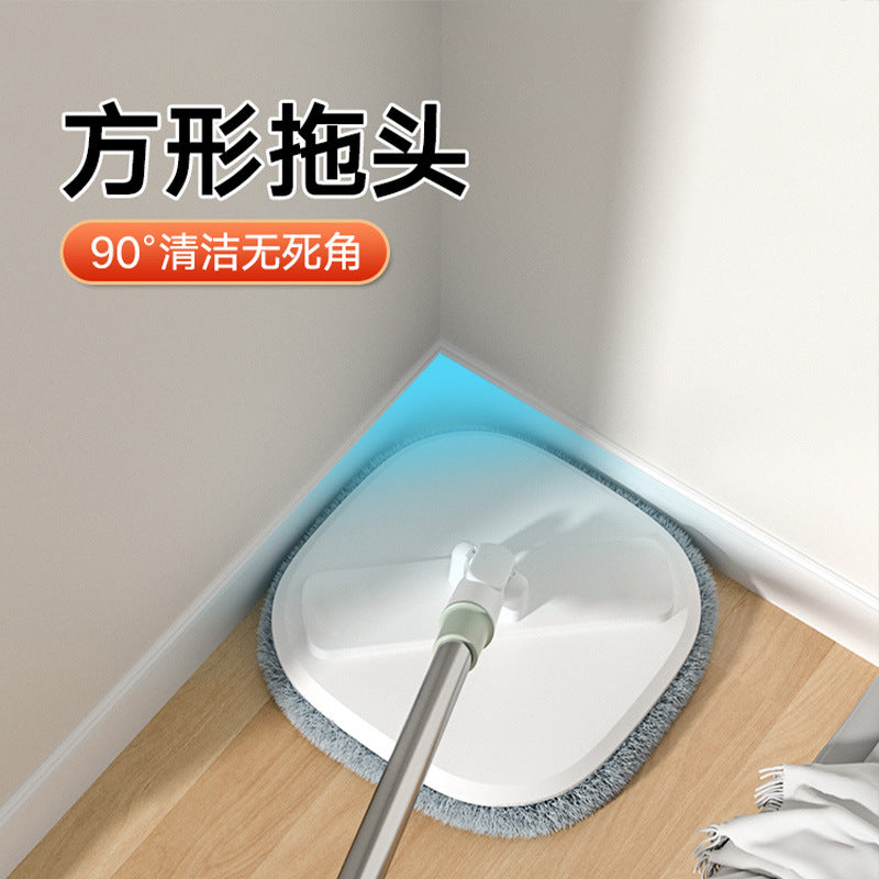 New Rotating Flat Mop Bucket Hand-free Washing Lazy Household Wholesale Clean Dirt Separation Mop Mop Mop Mop Mop