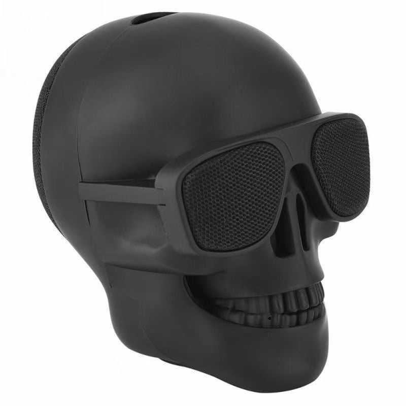 Portable Wireless Bluetooth Speaker Card Insertion Skull Head Design Small Large Sizes Available Bass Cannon Radio
