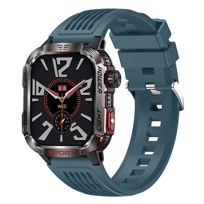 Cross-border HT29 Smart Watch Bluetooth Call Heart Rate Blood Oxygen Compass Flashlight Pedometer Sports Watch Bracelet