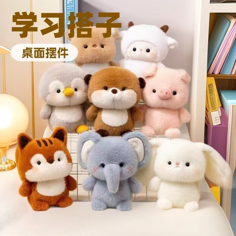 Cute Table Companion Doll, Elephant Doll, Wedding Throw Doll, Red Panda Doll, Companion Learning Set, Kidsren's Gift