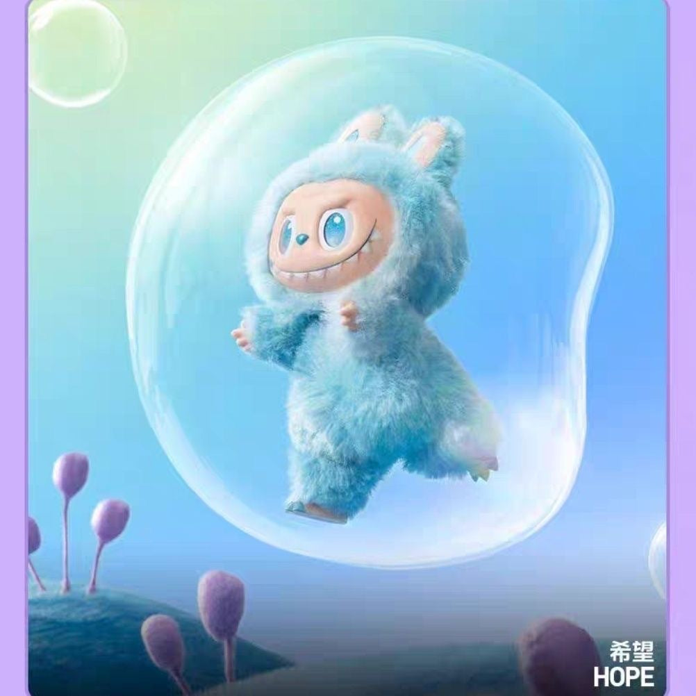 LABUBU Bubble Special Three-generation Vinyl Plush Doll Pendant Cute Doll Pull Cloth Blind Box Women