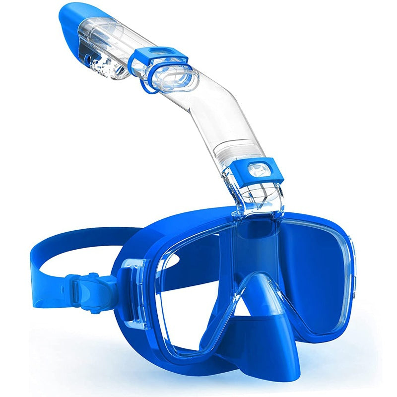 Waterproof Anti-fog Diving Mask Small Snorkeling Mask Adult Children Full Dry Diving Mask Snorkeling
