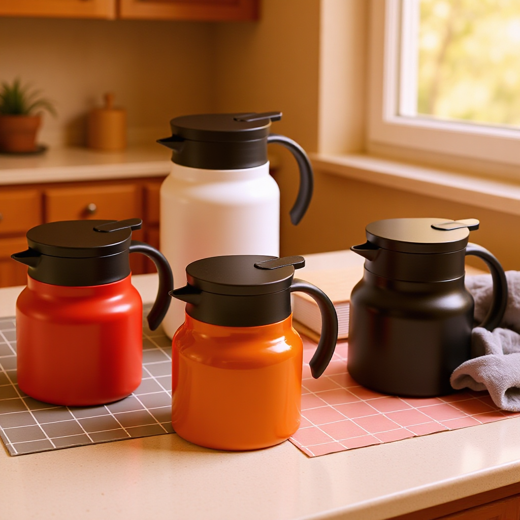 304 Stainless Steel Stew Pot Household Large Capacity Coffee Pot Creative Tea And Water Separation Thermos Pot Batch