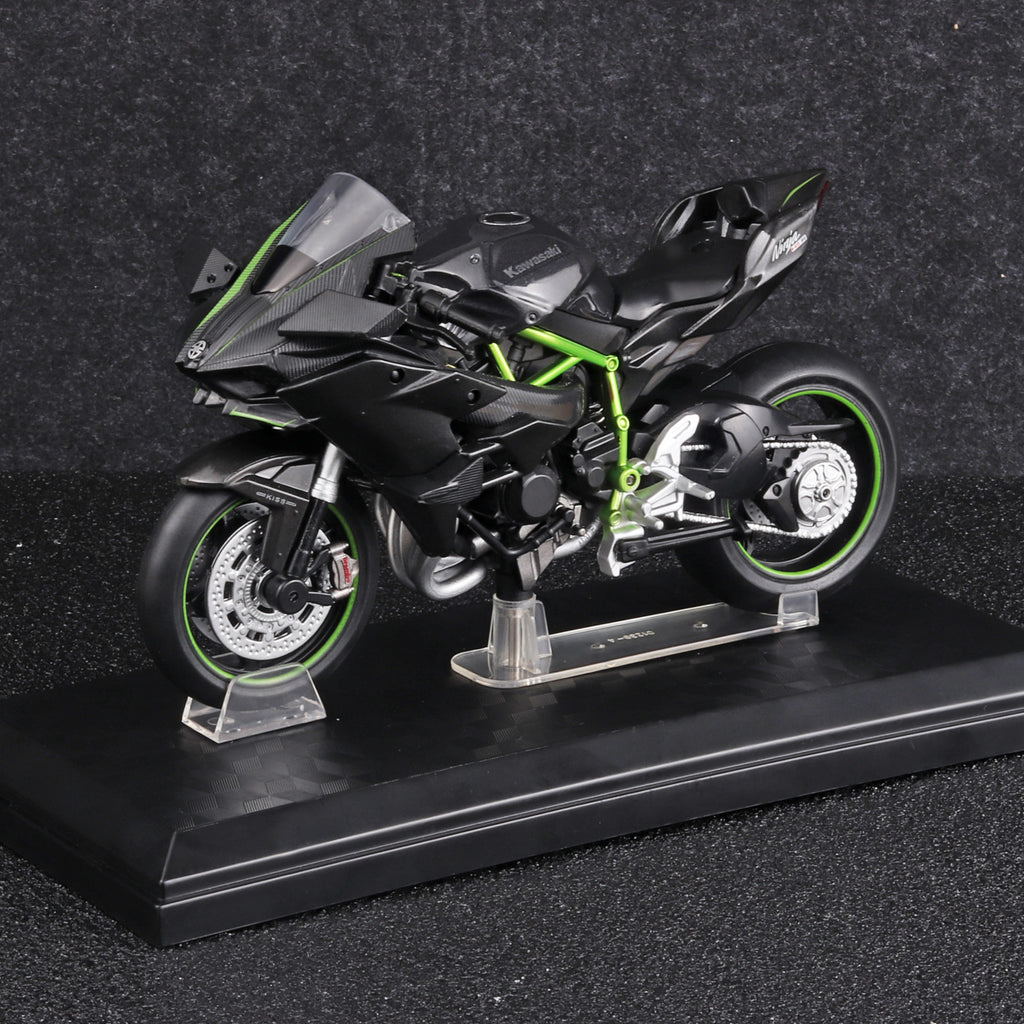 Cca Officially Licensed 1:12 Kawasaki Ninja H2R Alloy Motorcycle Fashionable Trendy Ornament Tiktok Hot Sale
