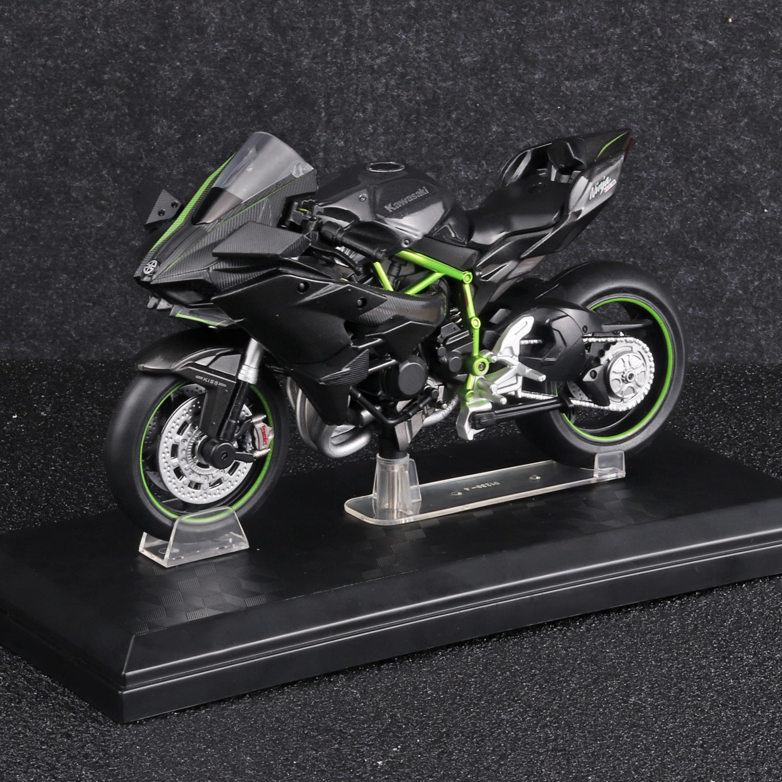 Cca Officially Licensed 1:12 Kawasaki Ninja H2R Alloy Motorcycle Fashionable Trendy Ornament Tiktok Hot Sale