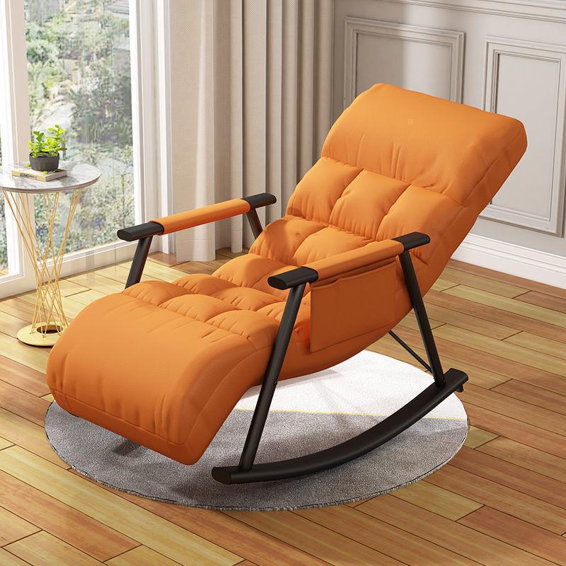 Rocking Chair Lounge Chair Balcony Home Leisure Nordic Style Rocking Chair Adult Bedroom Lazy Sofa Living Room Nap Chair