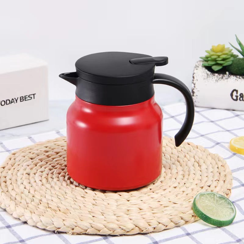304 Stainless Steel Stew Pot Household Large Capacity Coffee Pot Creative Tea And Water Separation Thermos Pot Batch