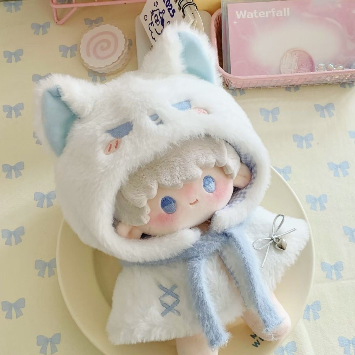 1020cm Baby Coat Animal Body Cloak Starfish Body Headgear Centimeter Cute Cake Cotton Small Cloak Doll Dress-up