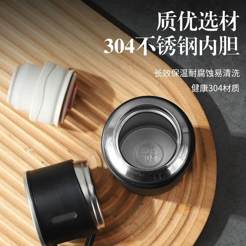 A Cup Of Three-lid Suit Flask Thermos Cup Foreign Trade Explosions Cup Gift Wholesale Company Advertising Screen Printing Logo