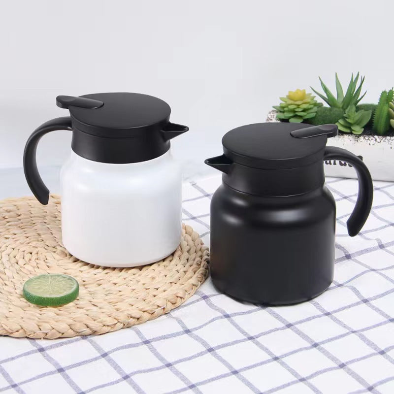 304 Stainless Steel Stew Pot Household Large Capacity Coffee Pot Creative Tea And Water Separation Thermos Pot Batch