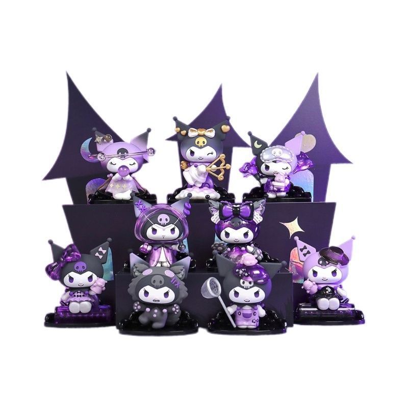 Sanrio Kulomi Blind Box Werewolf Killing Series Hand-made Doll Desktop Decoration Female Birthday Gift Doll Toy