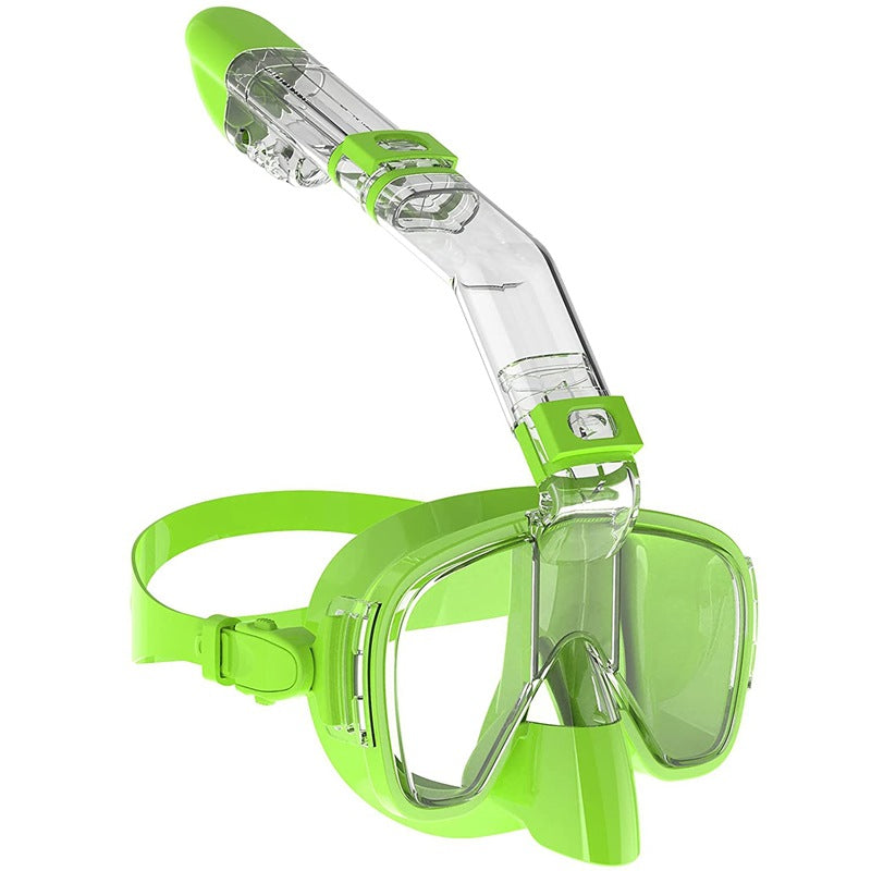 Waterproof Anti-fog Diving Mask Small Snorkeling Mask Adult Children Full Dry Diving Mask Snorkeling