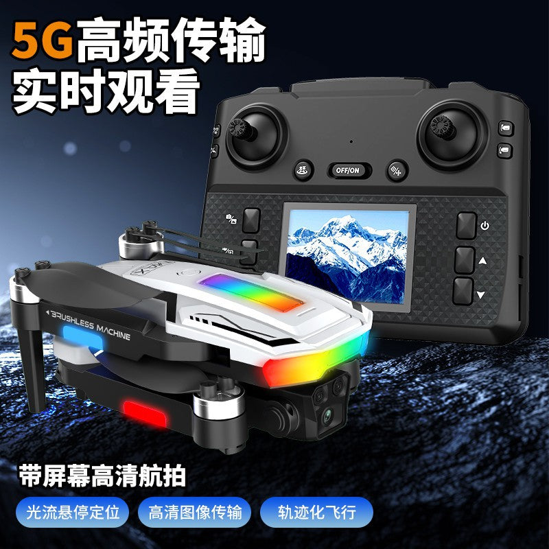 New Drone Comes With Screen, No Mobile Phone, Professional High-Definition Aerial Photography Remote Control Toy Airplane For Small Kidsren